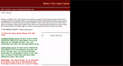Desktop Screenshot of belluescajuncuisine.com